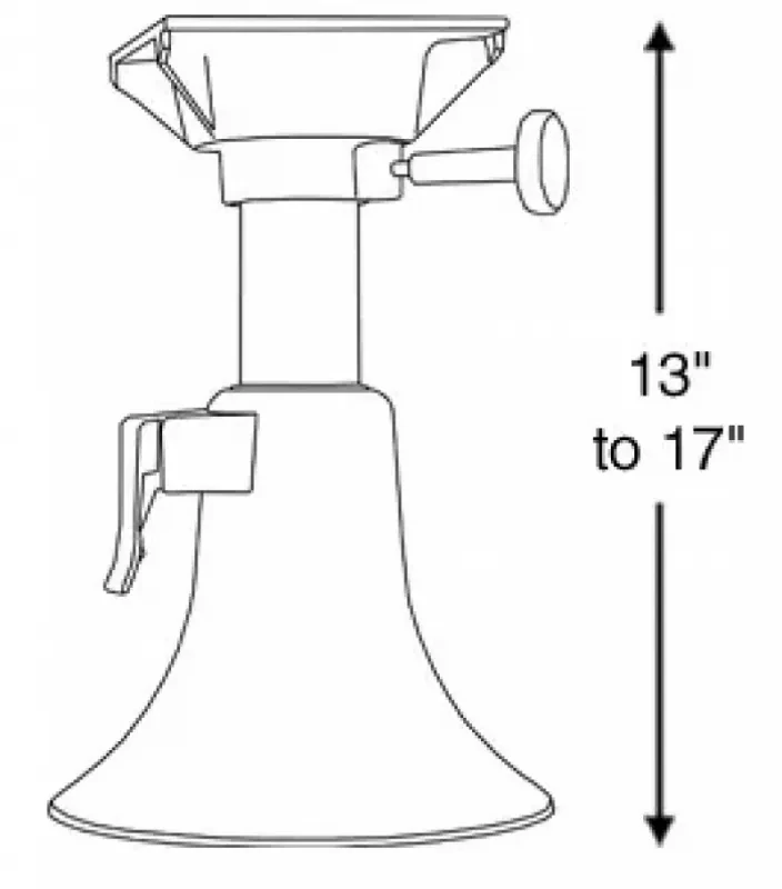 SPRINGFIELD Стойка для сидений 330-430мм, алюминий