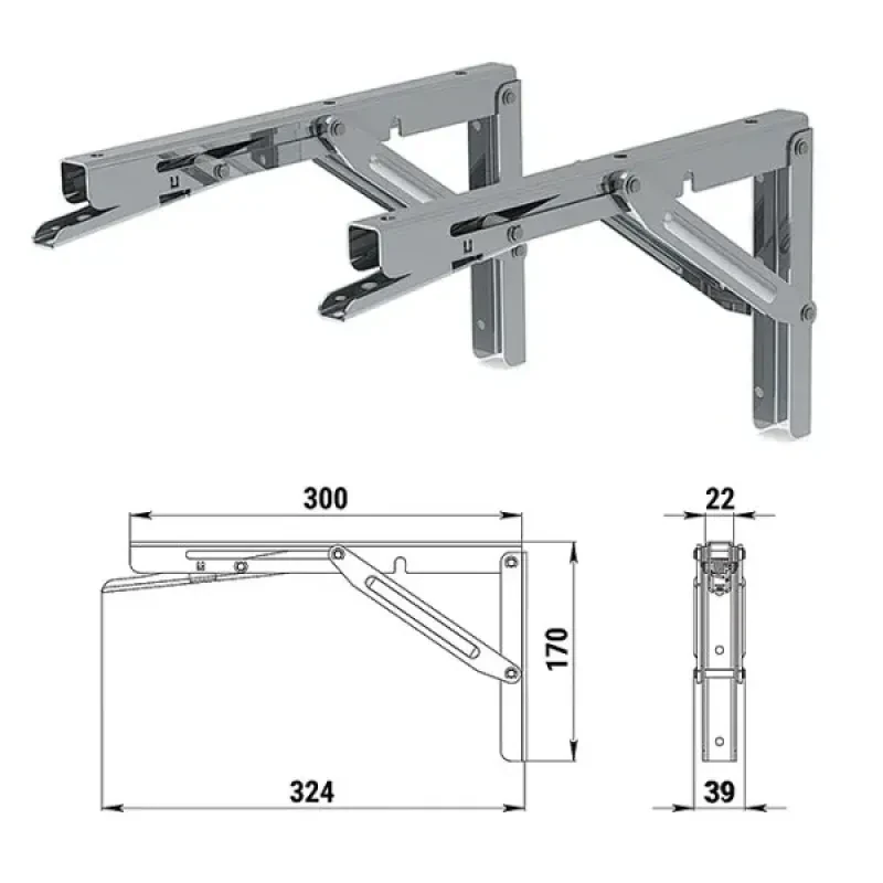 Техномарин Кронштейн столешницы (тип 1)