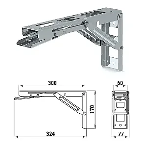 Кронштейн столешницы (тип 2) 050305T