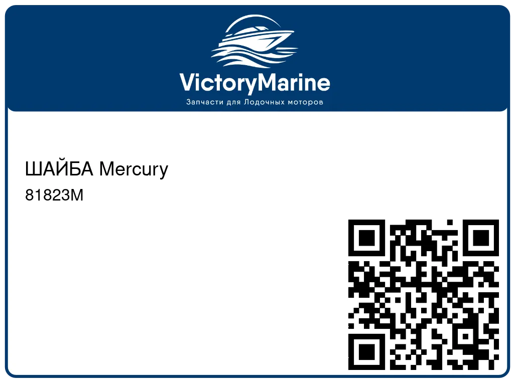 ШАЙБА Mercury 81823M