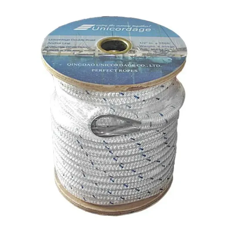 Трос якорный 12мм*45м белый