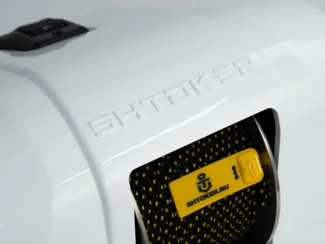 Якорная лебедка "SHTOKER S" на палубу белая