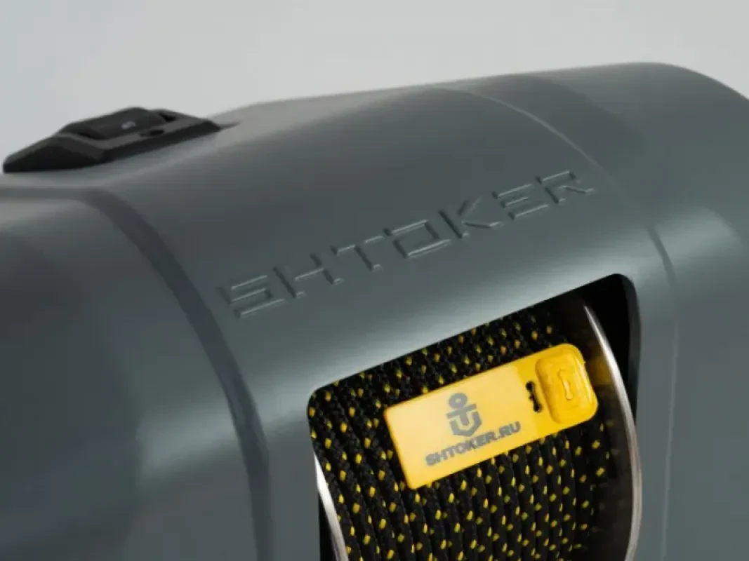 Якорная лебедка "SHTOKER" на палубу серая