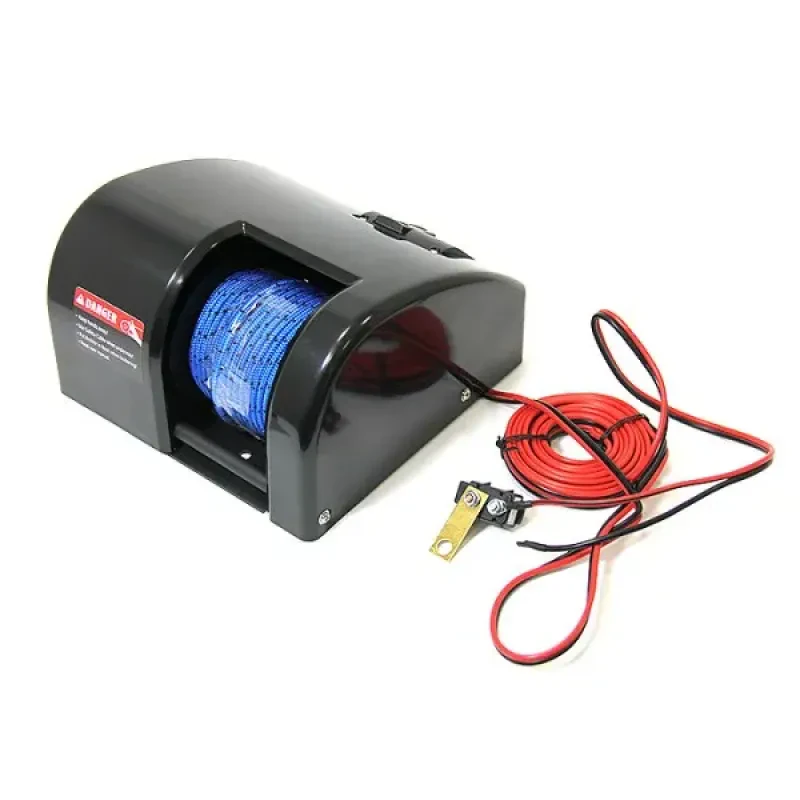 CIM Якорная лебедка Fisherman 25 для пресной воды, с тросом 30м чёрная