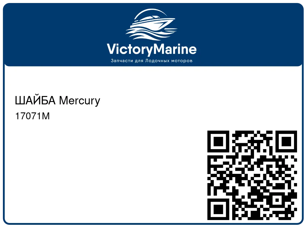 ШАЙБА Mercury 17071M