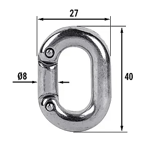 Цепи якорные, звенья соединительные