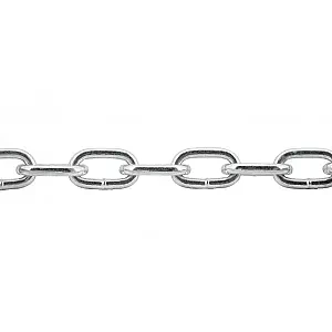 DIN 766 Цепь сварная короткозвенная д.6мм*30м Цинк 505 06