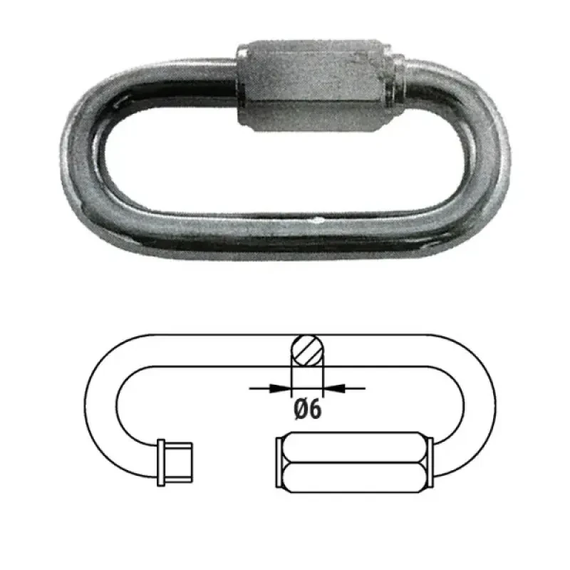 CIM Звено соединительное быстроразъемное 6 мм