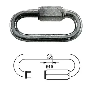 Звено соединительное быстроразъемное 10 мм 1701-0110