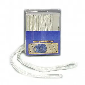 Плетеный шкерт для кранцев, 6,4 мм х 1.8 м., белый 10255215