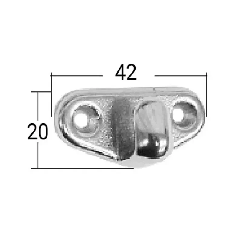 HOMER Крючок для кранцев 20х42 мм