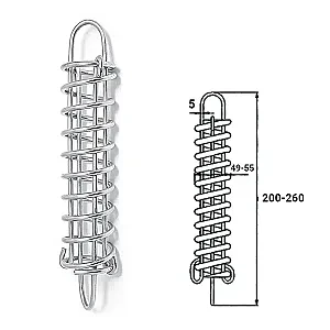 Амортизатор швартовый 5х260мм 1810-0305