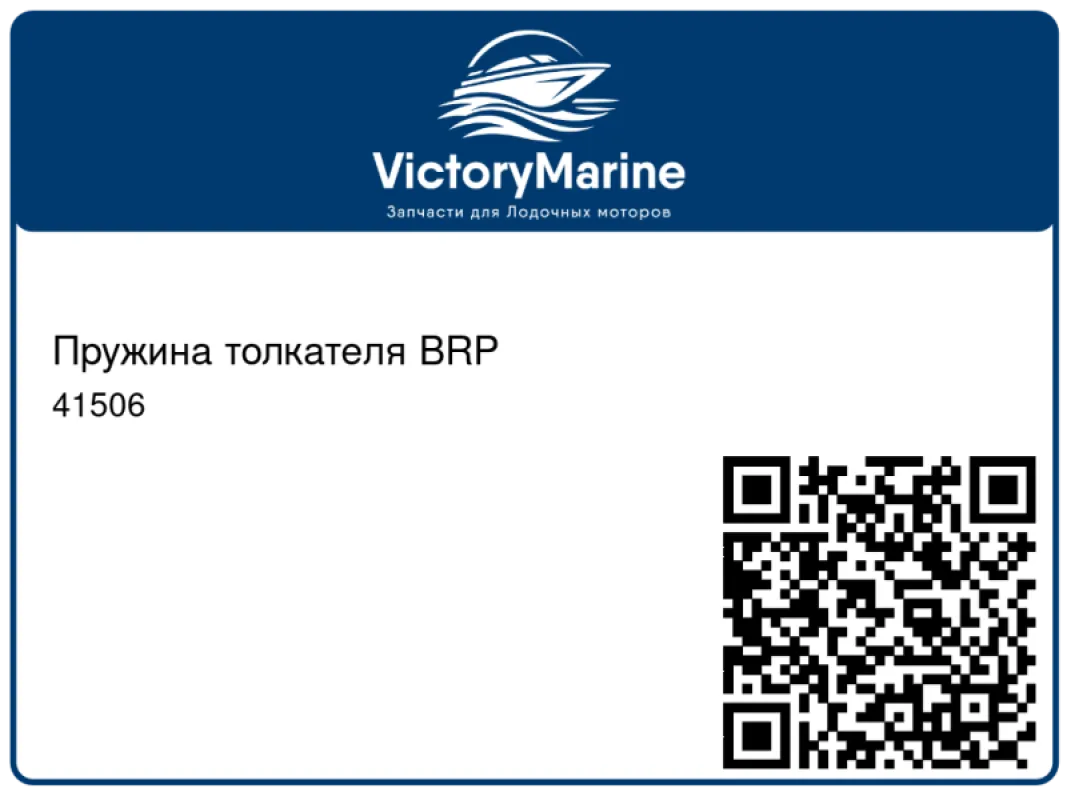 Пружина толкателя BRP