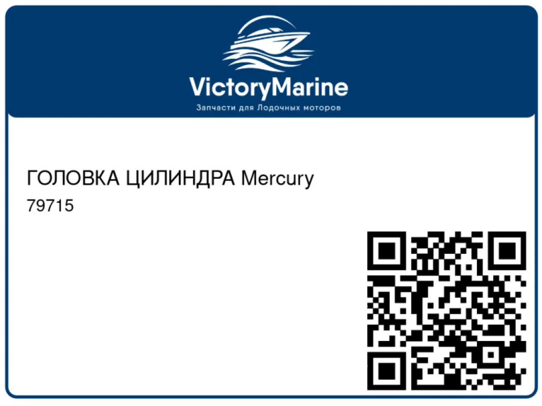 ГОЛОВКА ЦИЛИНДРА Mercury