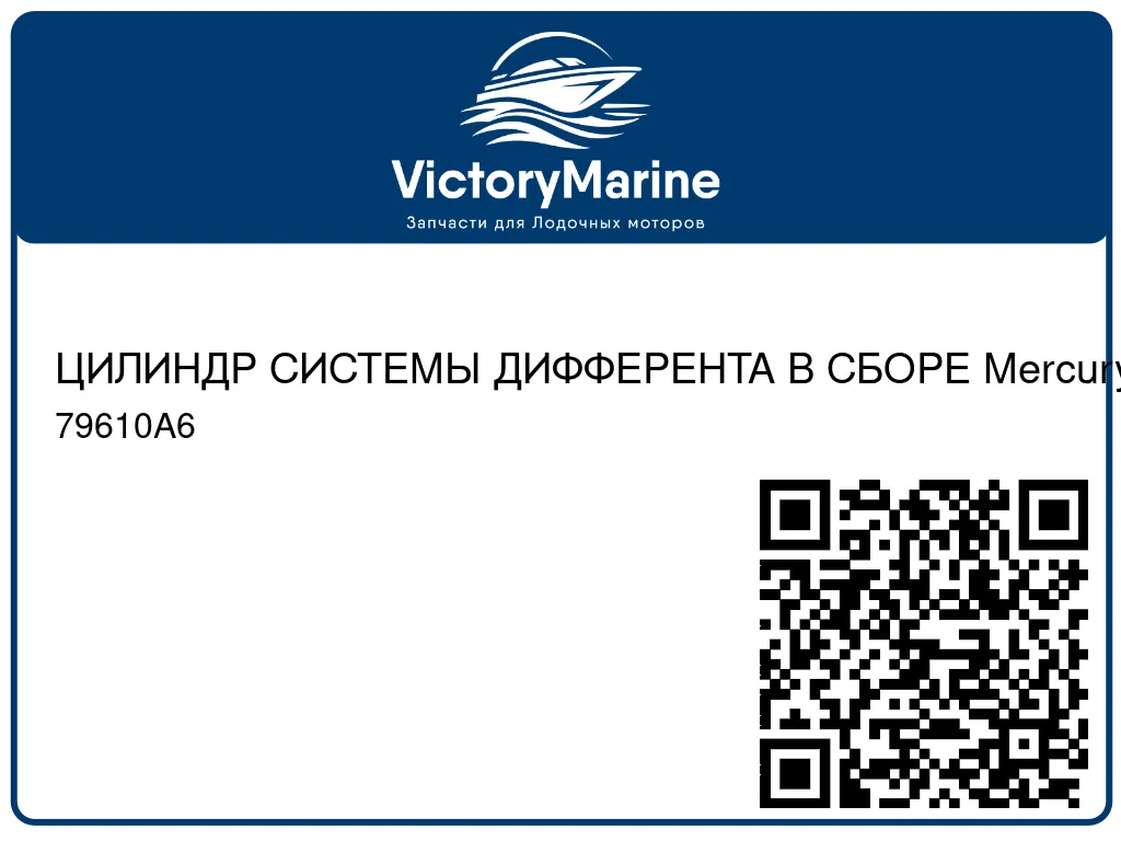 ЦИЛИНДР СИСТЕМЫ ДИФФЕРЕНТА В СБОРЕ Mercury 79610A6