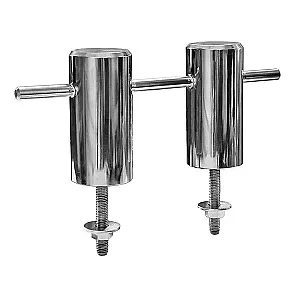 Кнехт двойной 32 мм со шпилькой 020207T