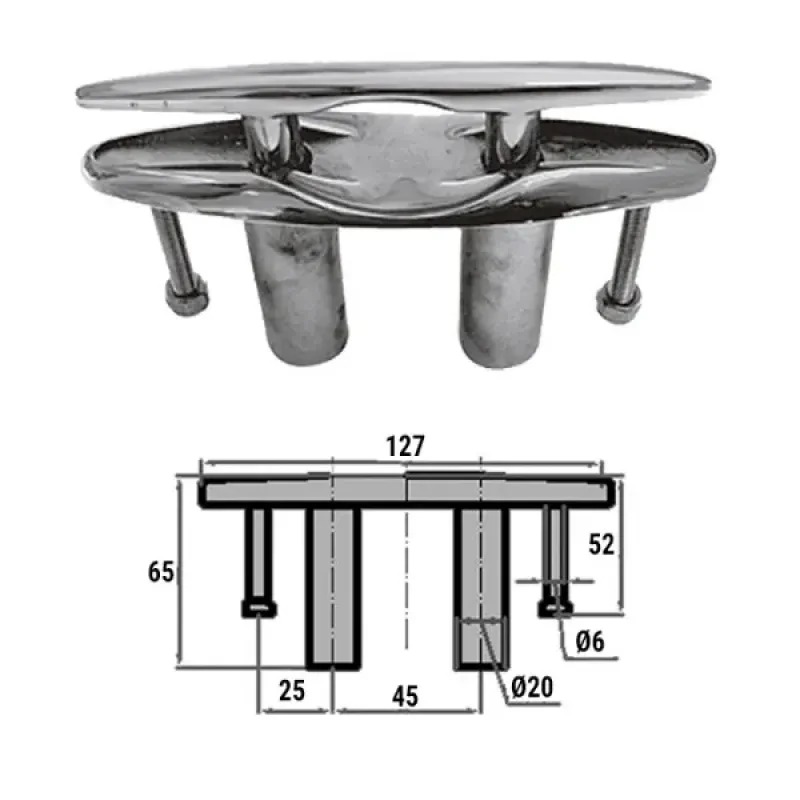 CIM Утка подъемная 127мм