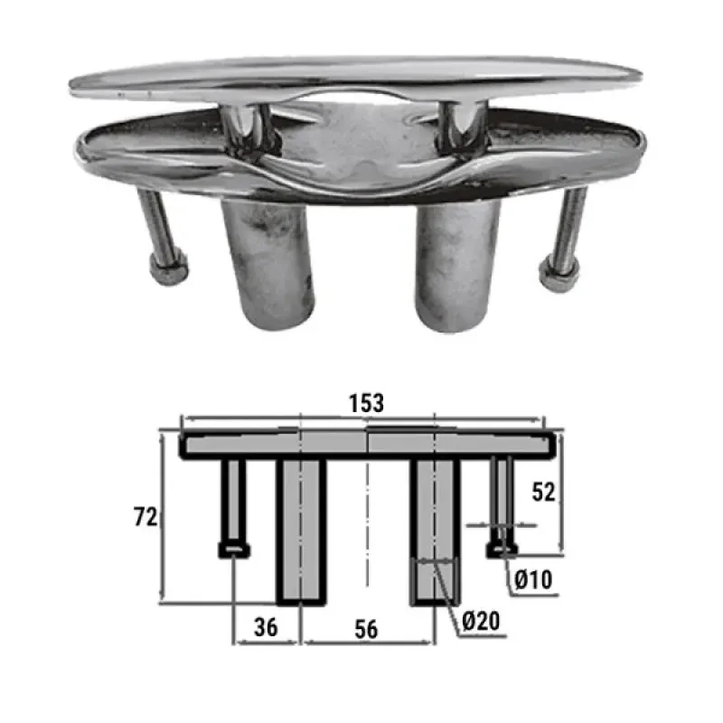 CIM Утка подъемная 152мм