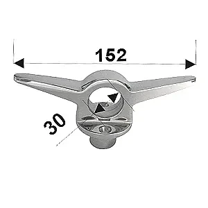 Утка-кольцо сталь 152мм 0624-0106
