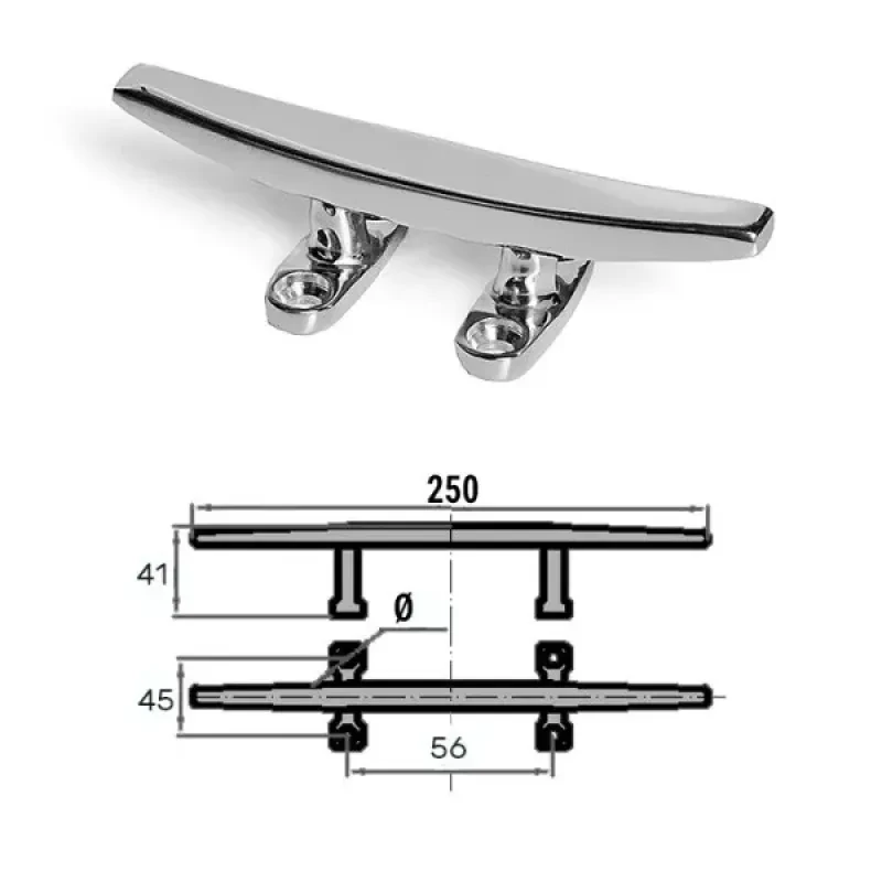 CIM Утка швартовая сталь 250мм