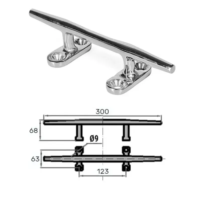 CIM Утка швартовая усиленная 300мм
