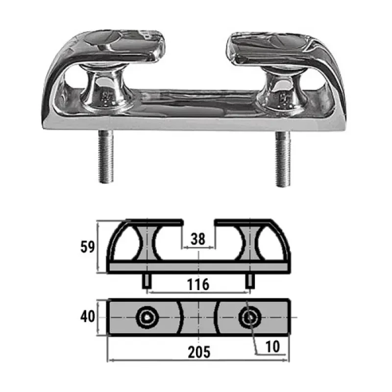 CIM Планка киповая со шкивом 26/28мм