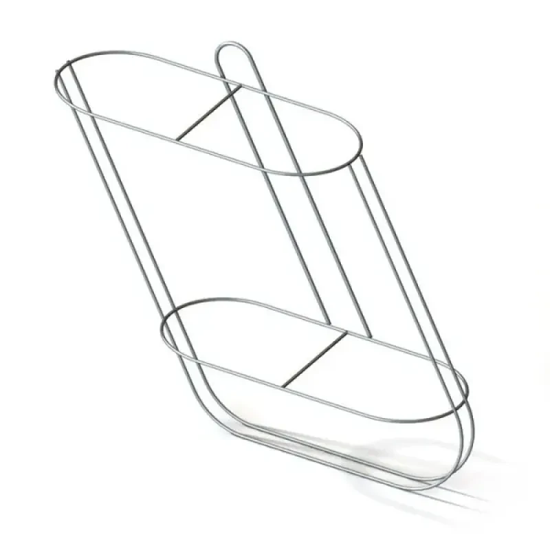 Корзина для 2-х кранцев наклонная правая 195 мм.