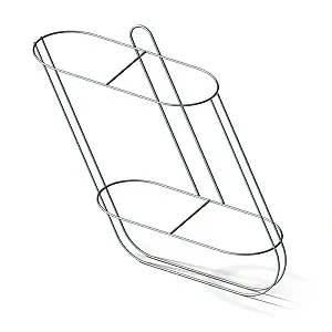 Корзина для 2-х кранцев наклонная правая 195 мм. O020342T