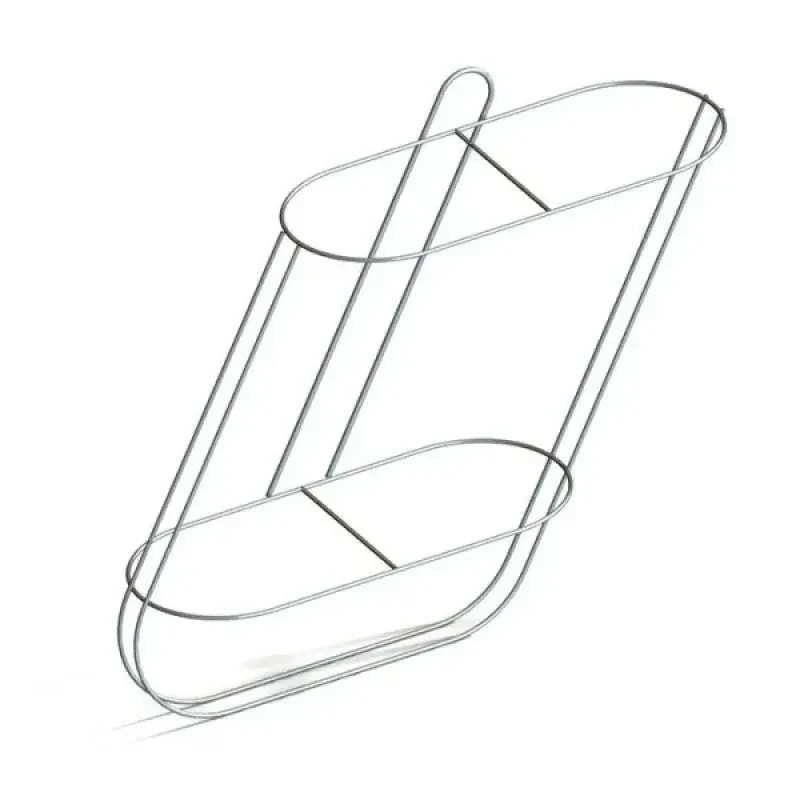 Корзина для 2-х кранцев наклонная левая 195мм.