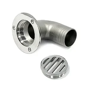 Шпигат сливной палубный 38 мм., нержавеющая сталь B19-018