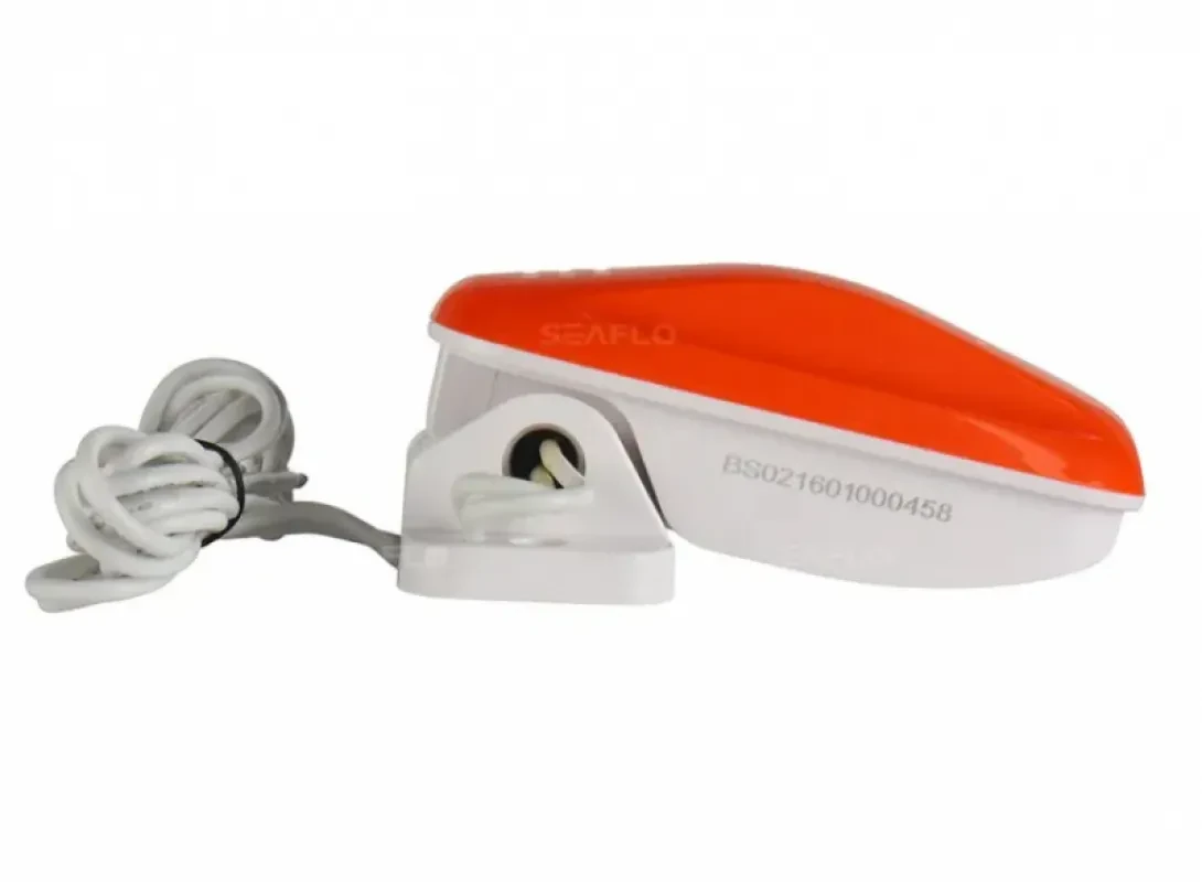 SEAFLO Переключатель поплавковый бело-оранжевый (18A)