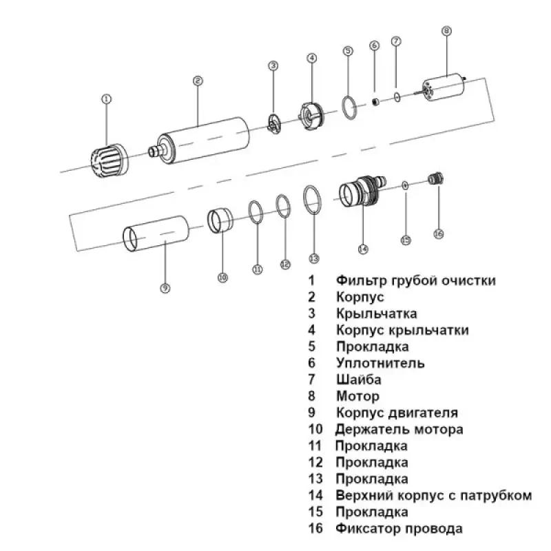 SEAFLO Погружной насос 500GPH 12В