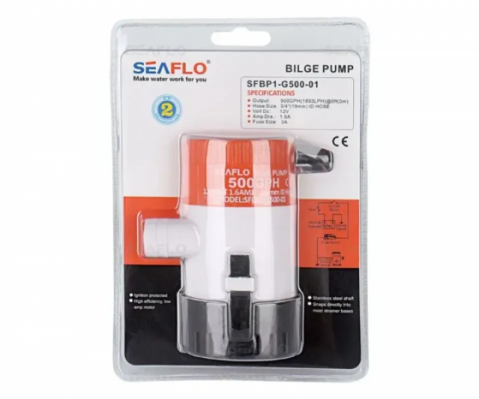 SEAFLO Насос осушительный 1100GPH 01 Series 12В