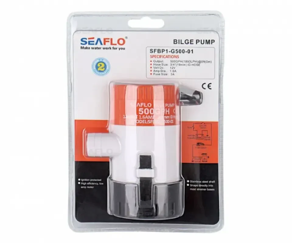 SEAFLO Насос осушительный 500GPH 01 Series 12В