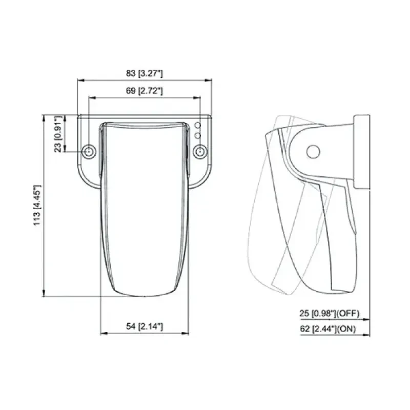 TMC Переключатель поплавковый бело-синий