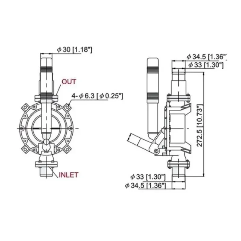 TMC Насос осушительный ручной 720GPH
