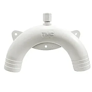 Колено 38 мм пластик. с вентиляцией SK639