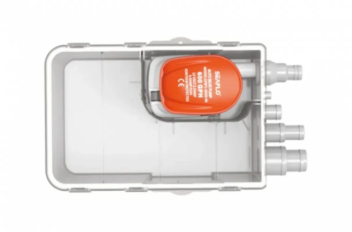 SEAFLO Насос осушительный с емкостью для серых вод 07 Series, 600GPH