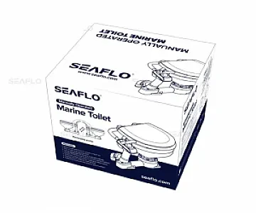 Унитаз судовой керамический с ручной прокачкой (размер стандарт) SFMTM-01-R