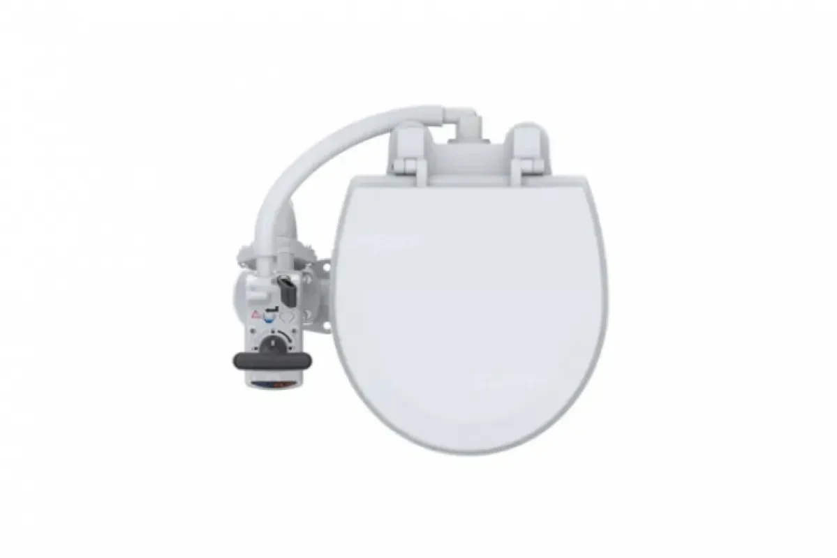 SEAFLO Унитаз судовой керамический с ручной прокачкой (размер компакт)