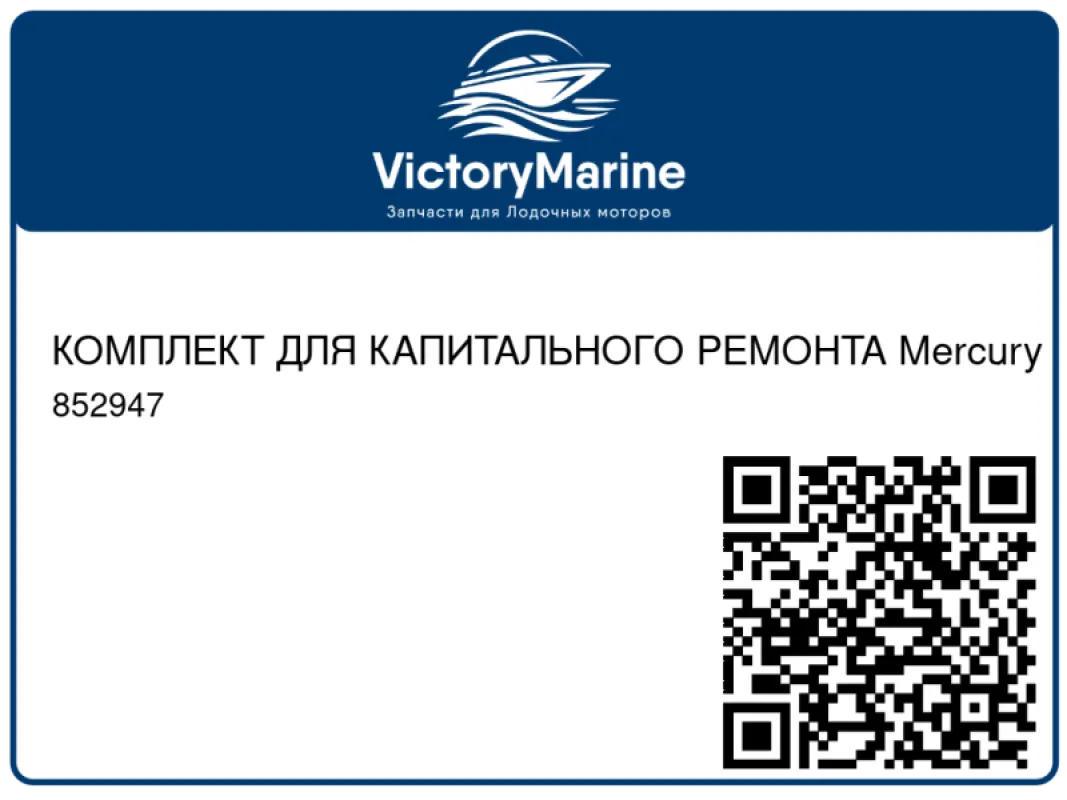 КОМПЛЕКТ ДЛЯ КАПИТАЛЬНОГО РЕМОНТА Mercury