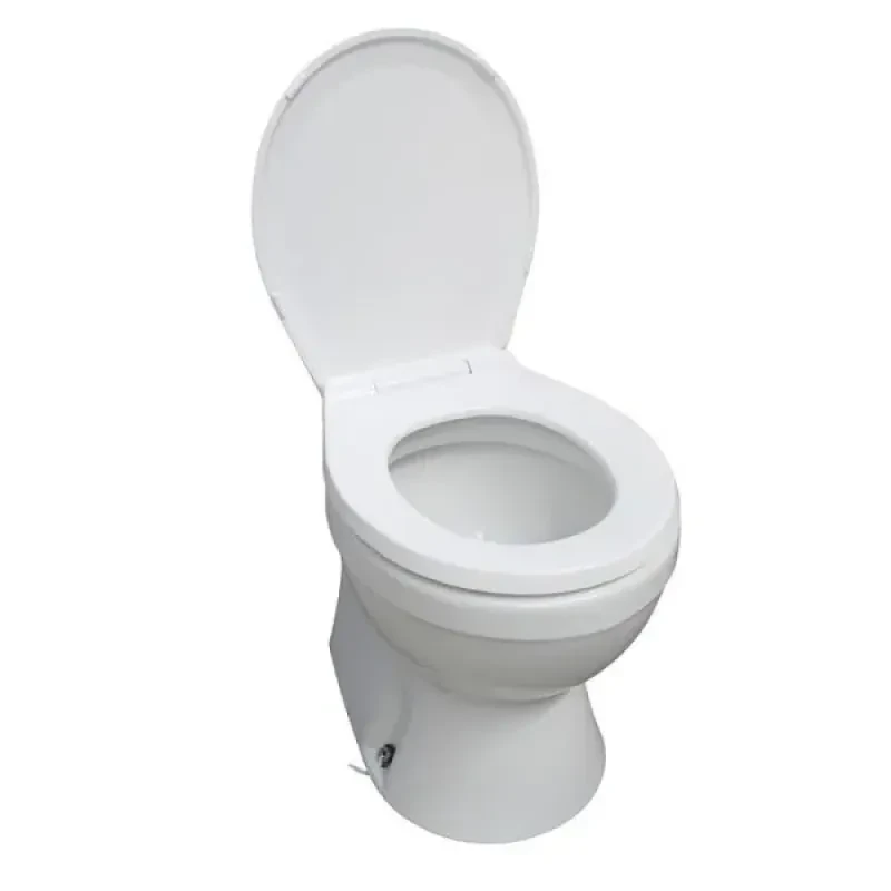 TMC Унитаз судовой керамический 460х480, в комплекте с электр.помпой 12В