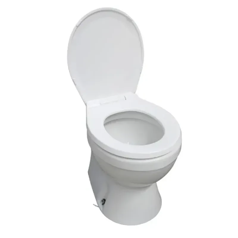 TMC Унитаз судовой керамический 460х480, в комплекте с электр.помпой 24В