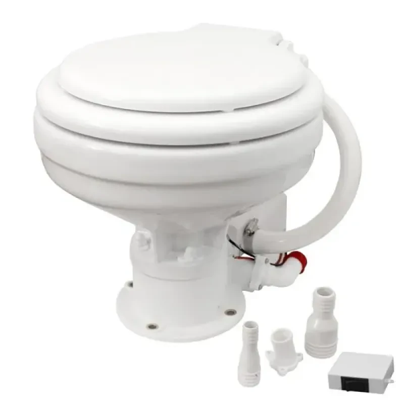 TMC Унитаз судовой 360х445, в комплекте с электр.помпой 12В (нов)