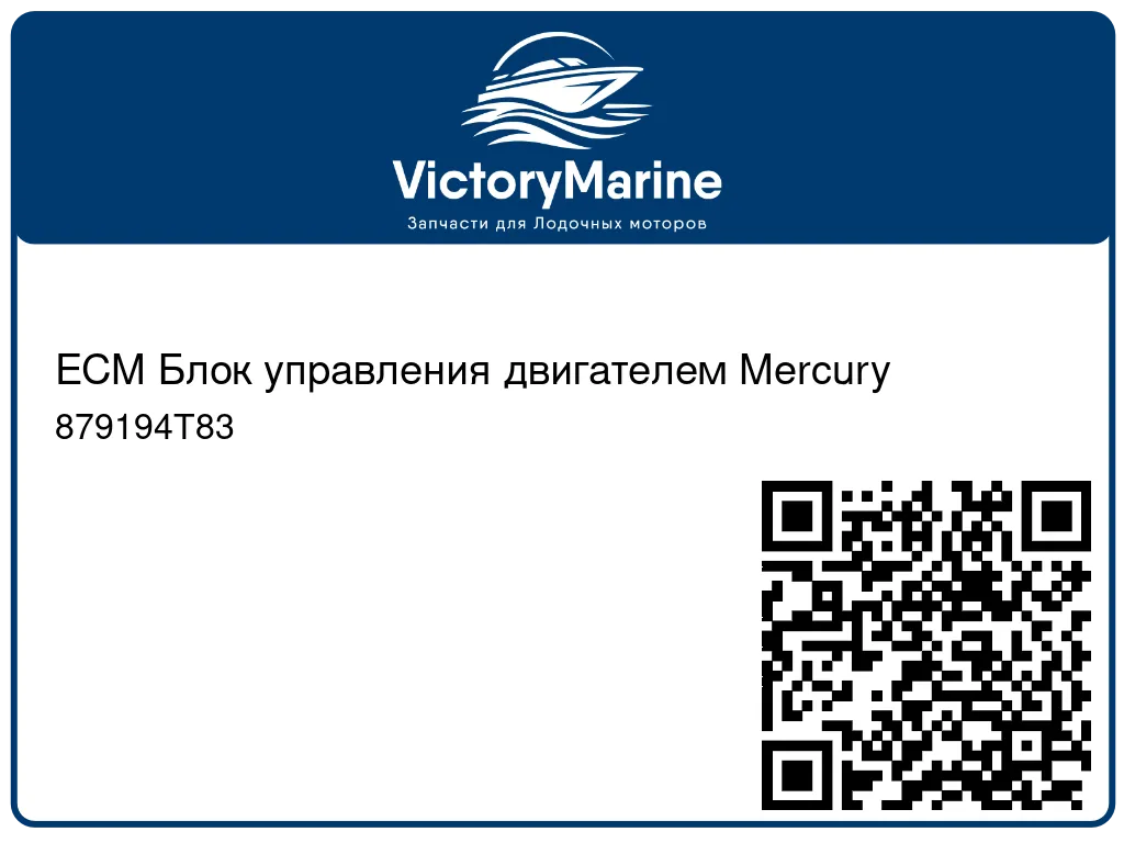 ECM Блок управления двигателем Mercury 879194T83