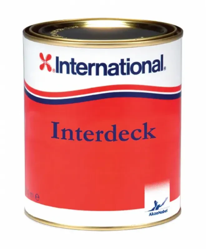 INTERNATIONAL Нескользящая краска для палубы Interdeck (бежевая) 0,75 л