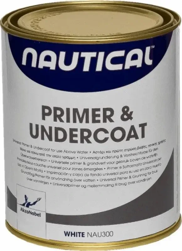 Грунтовка для надводной части судна, белая 0,75 л