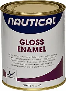 Эмаль глянцевая белая 0,75 л NAU100/750 ML