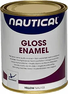 Эмаль глянцевая желтая 0,75 л NAU103/750 ML