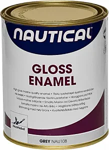 Эмаль глянцевая серая 0,75 л NAU108/750 ML